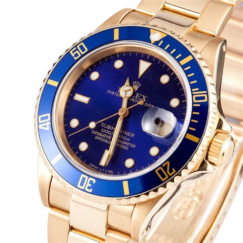 used rolex gold submariner sale